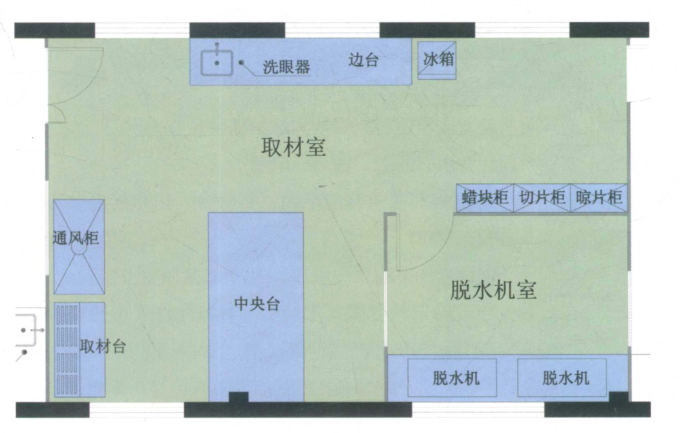 實驗取材室、標(biāo)本接收室布局要求